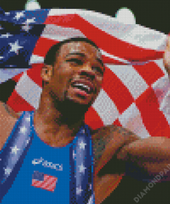 The Wrestler Jordan Burroughs Diamond Painting