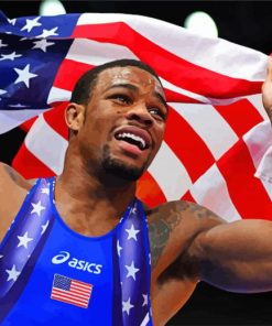 The Wrestler Jordan Burroughs Diamond Painting