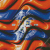 Abstract Luton Town Logo Art Diamond Painting