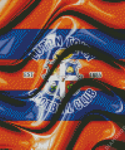 Abstract Luton Town Logo Art Diamond Painting