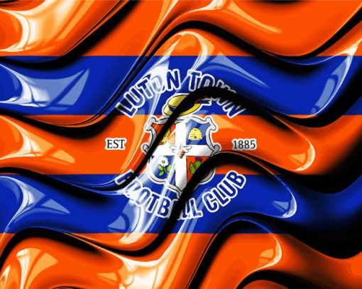 Abstract Luton Town Logo Art Diamond Painting