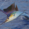 Aesthetic Marlin Fish Diamond Painting