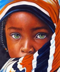 African Child Art Diamond Painting