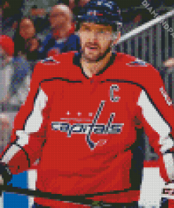 Alexander Ovechkin Ice Hockey Player Diamond Painting