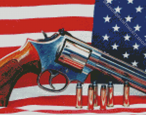 American Gun Diamond Painting