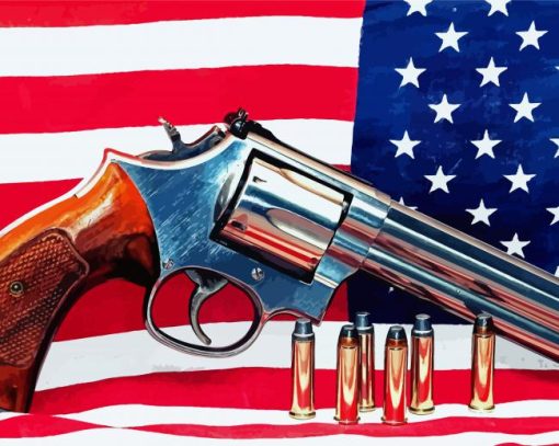 American Gun Diamond Painting