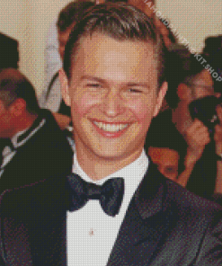 Ansel Elgort Smiling Diamond Painting