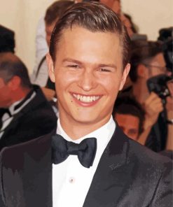 Ansel Elgort Smiling Diamond Painting