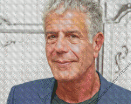 Anthony Bourdain Diamond Painting