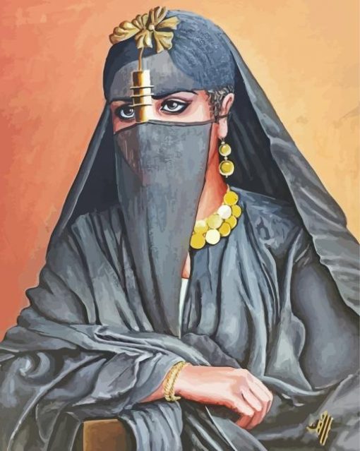 Arab Woman Diamond Painting