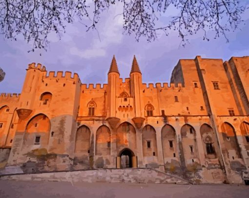 Avignon Palais Des Papes Diamond Painting