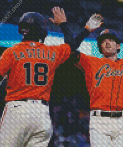 Baseball Giants Players Diamond Painting