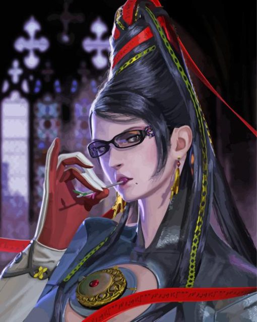 Bayonetta Art Diamond Painting