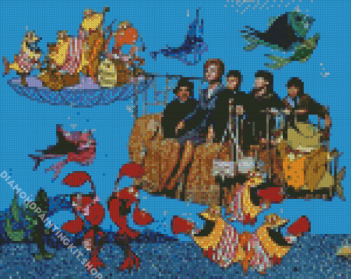 Bedknobs And Broomstick Characters Diamond Painting