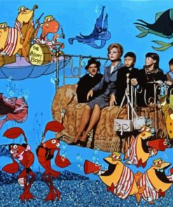 Bedknobs And Broomstick Characters Diamond Painting