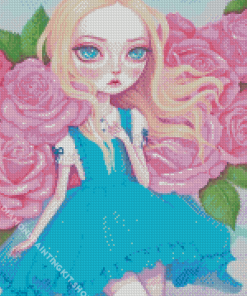 Big Eyed Alice Diamond Painting