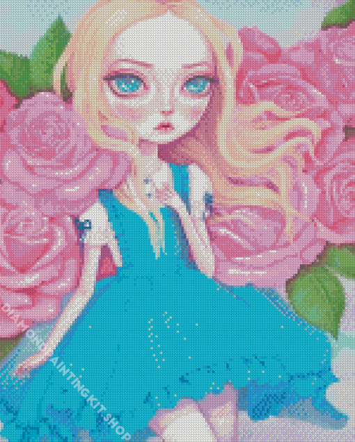 Big Eyed Alice Diamond Painting