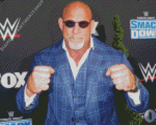 Bill Goldberg Professional Wrestler Diamond Painting