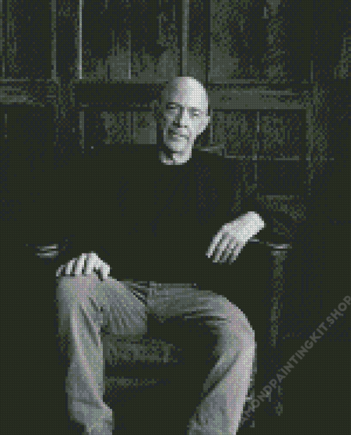 Black And White Jk Simmons Diamond Painting