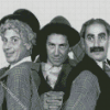 Black And White Marx Brothers Diamond Painting