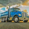 Blue Kenworth Truck Diamond Painting