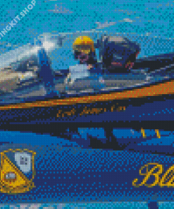 Blue Angel Pilot Diamond Painting