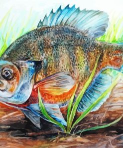 Bluegill Fish Art Diamond Painting