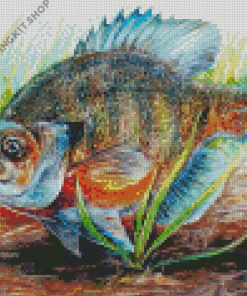 Bluegill Fish Art Diamond Painting