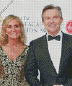 Bradley Walsh With His wife Diamond Painting