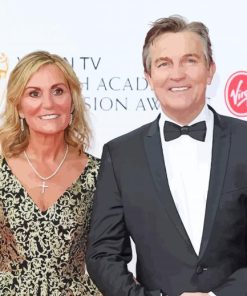 Bradley Walsh With His wife Diamond Painting