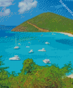 British Virgin Islands Beach Diamond Painting