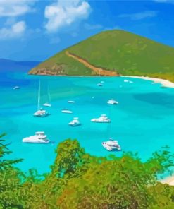 British Virgin Islands Beach Diamond Painting