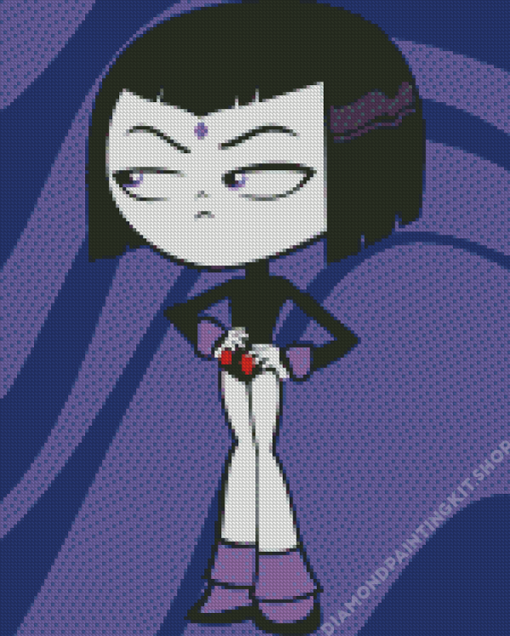 Cartoon Raven Teen Titans Diamond Painting