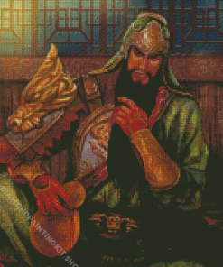 Chinese Guan Yu Diamond Painting