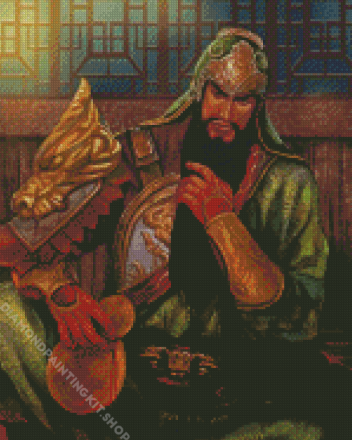 Chinese Guan Yu Diamond Painting