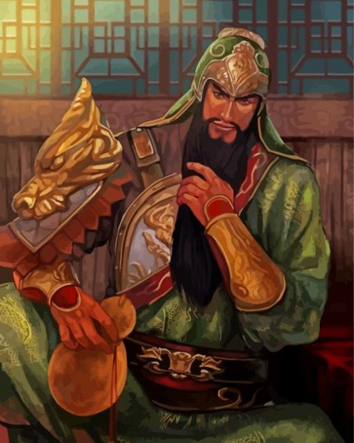 Chinese Guan Yu Diamond Painting