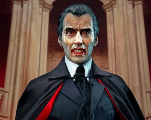 Christopher Lee Dracula Diamond Painting