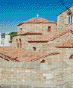 Church Of The Virgin Mary Ekatontapyliani Paros Greece Diamond Painting