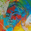 Colorful African Headdress Diamond Painting