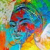 Colorful African Headdress Diamond Painting