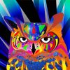 Colorful Abstract Owl Diamond Painting