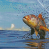 Common Dentex Fish Diamond Painting