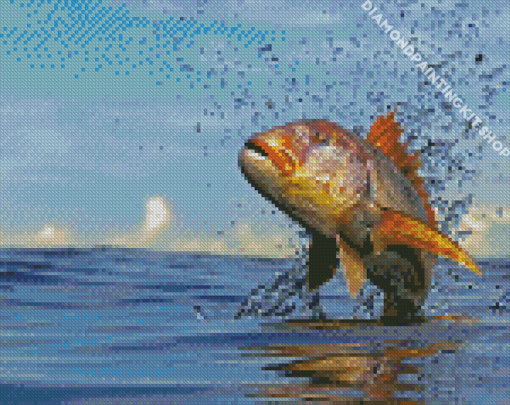 Common Dentex Fish Diamond Painting