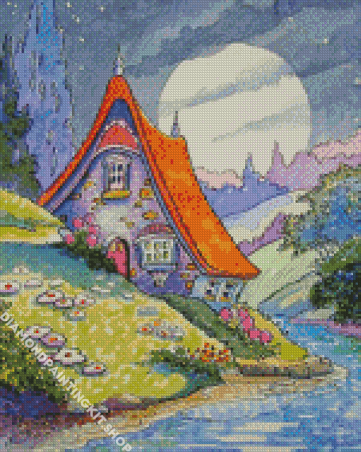 Cottage Art Diamond Painting