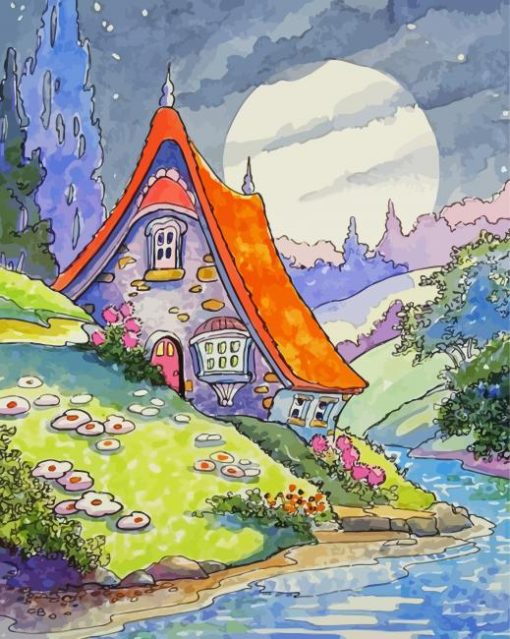 Cottage Art Diamond Painting