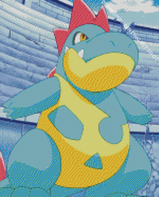 Croconaw Pokemon Character Diamond Painting