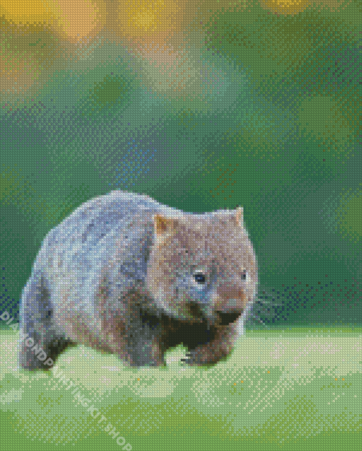 Cute Little Wombat Diamond Painting