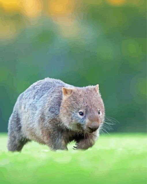 Cute Little Wombat Diamond Painting