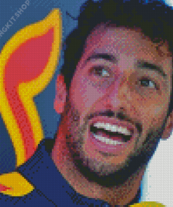 Daniel Ricciardo Diamond Painting