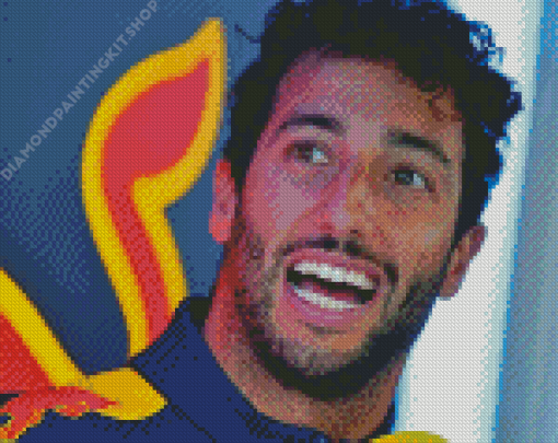 Daniel Ricciardo Diamond Painting